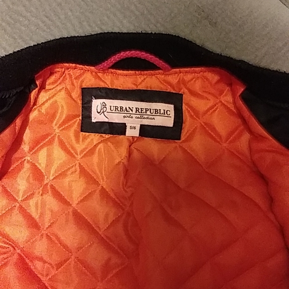 Black young girls bomber jacket - Picture 2 of 3